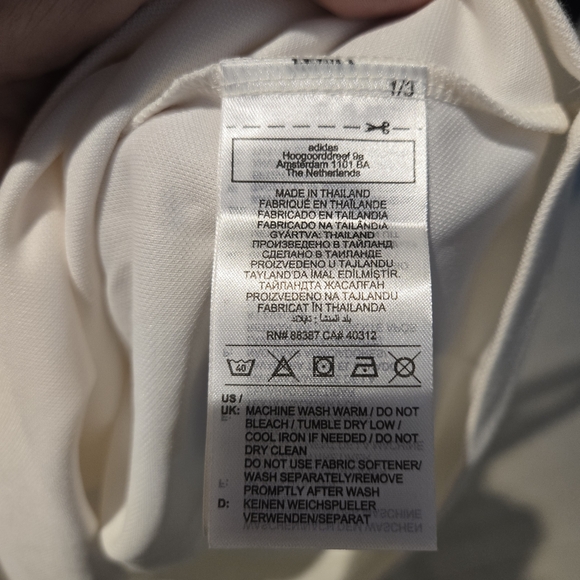 Adidas Women's Cream Tank Top with Black Accents - Picture 9 of 12